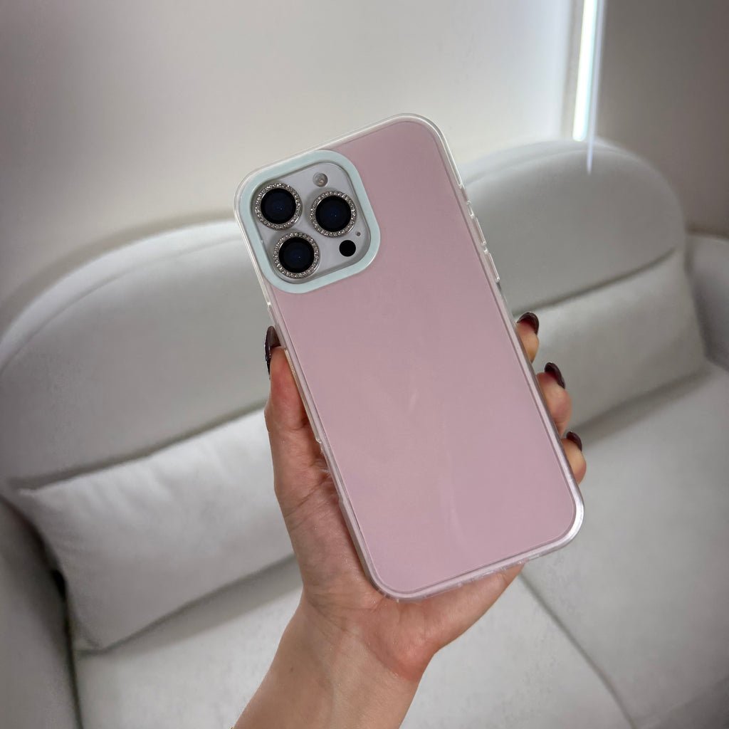 CASE IPHONE 15 PRO PASTEL ROSADO