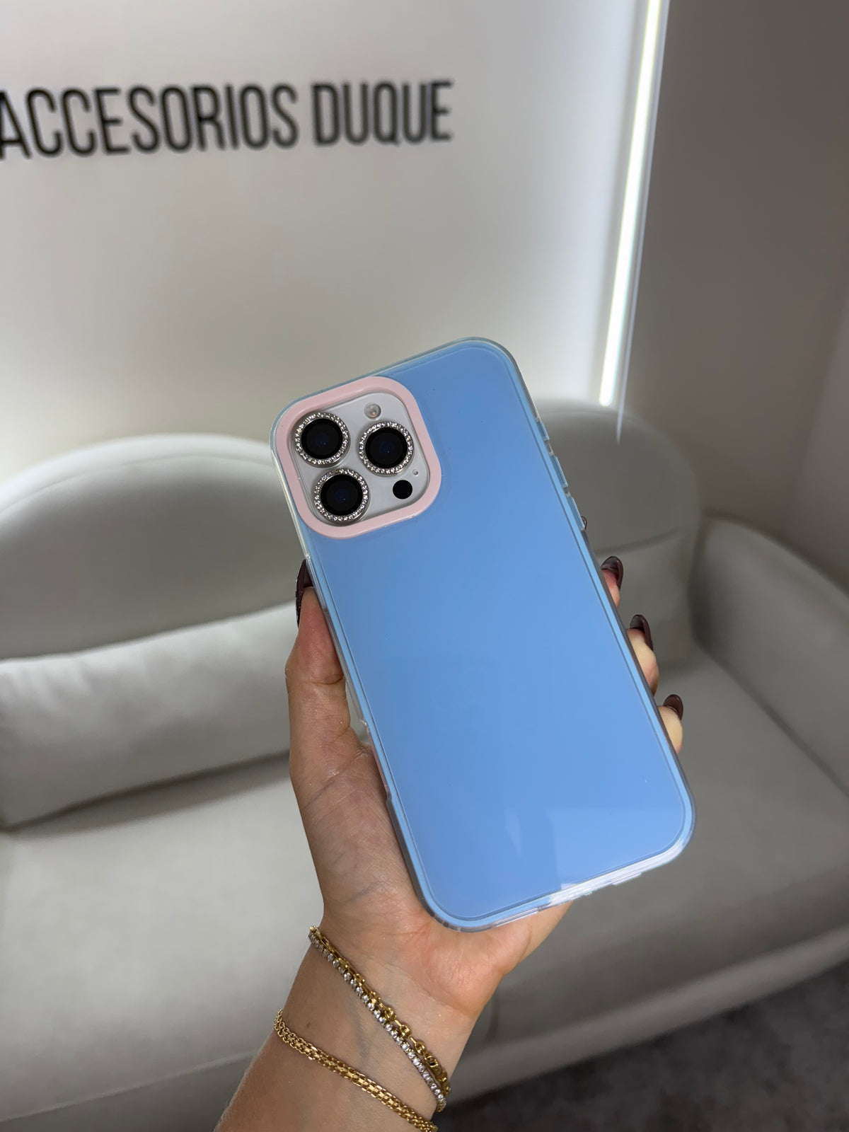 CASE IPHONE 16 PRO MAX PASTEL CELESTE