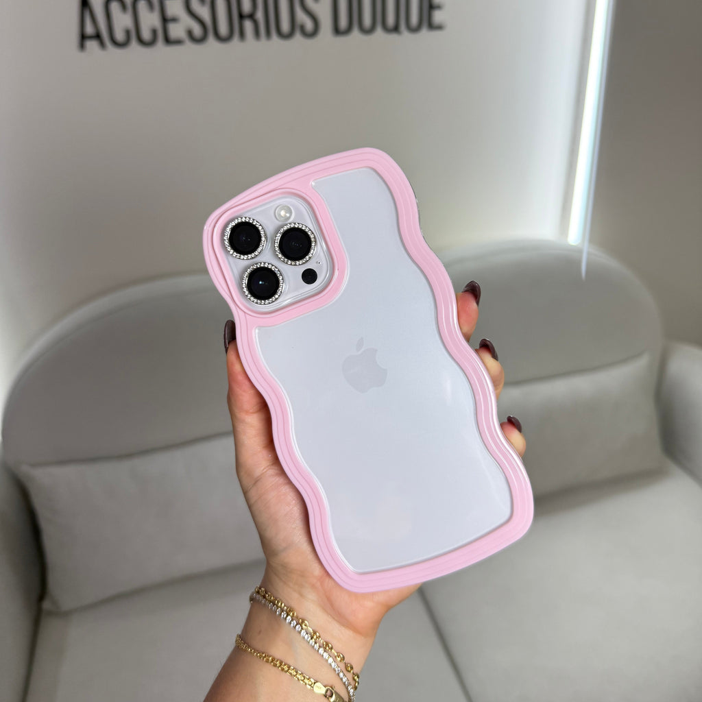 CASE IPHONE 14 PRO MAX NUBE ROSADO