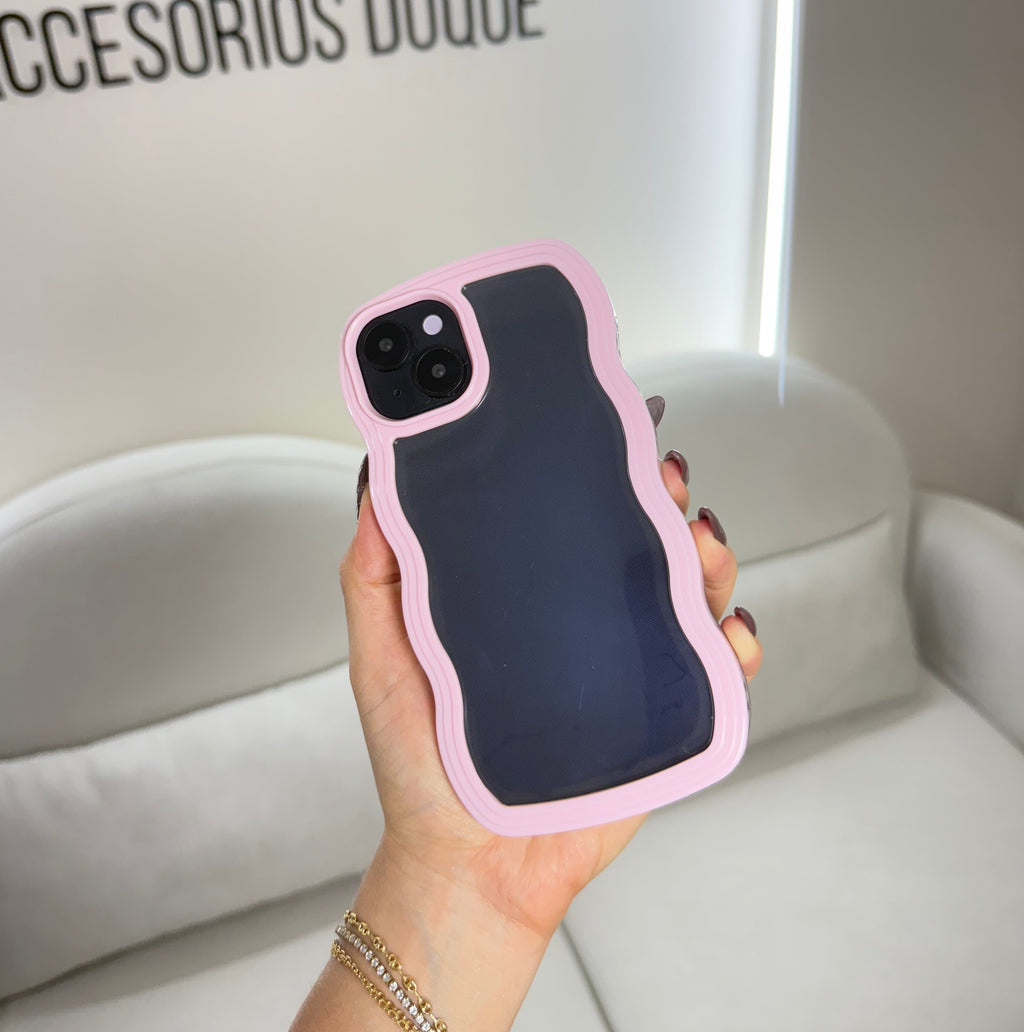 CASE IPHONE 14 PLUS NUBE ROSADO