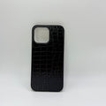 CASE IPHONE 15 PRO MAX COCODRILO NEGRO