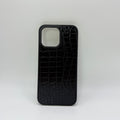 CASE IPHONE 13-14 COCODRILO NEGRO