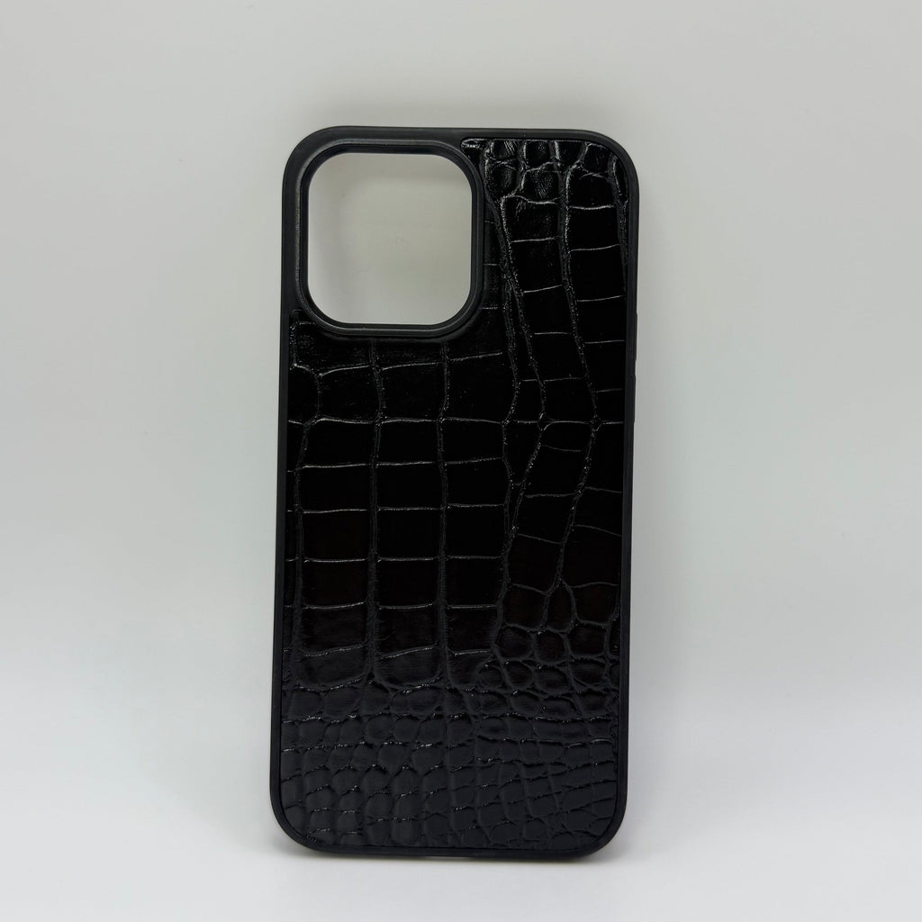 CASE IPHONE 13 PRO MAX COCODRILO NEGRO