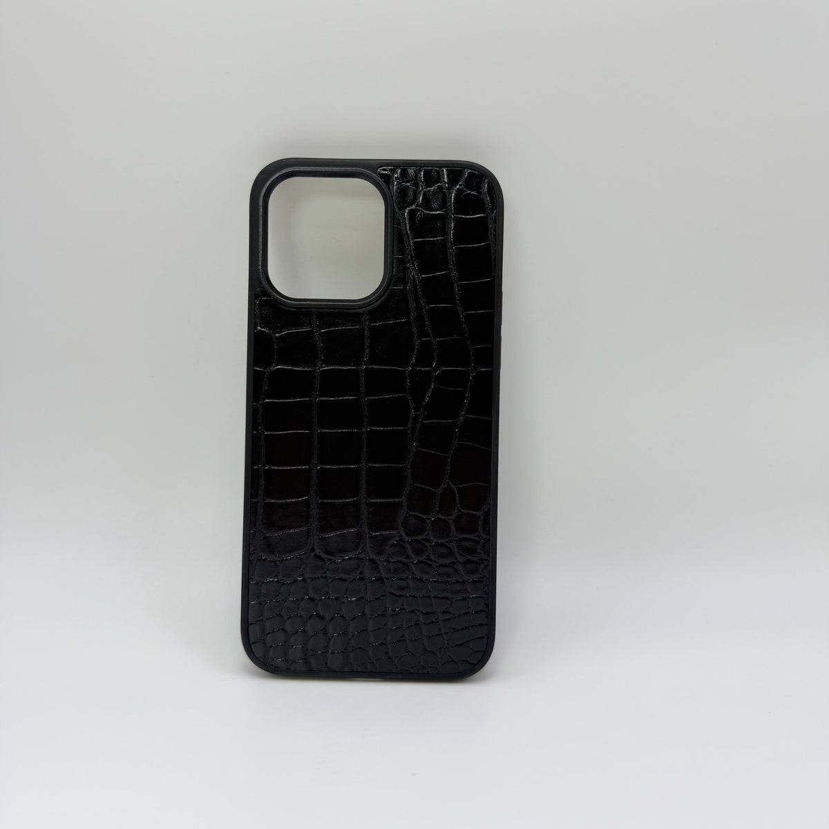 CASE IPHONE 14 PRO COCODRILO NEGRO