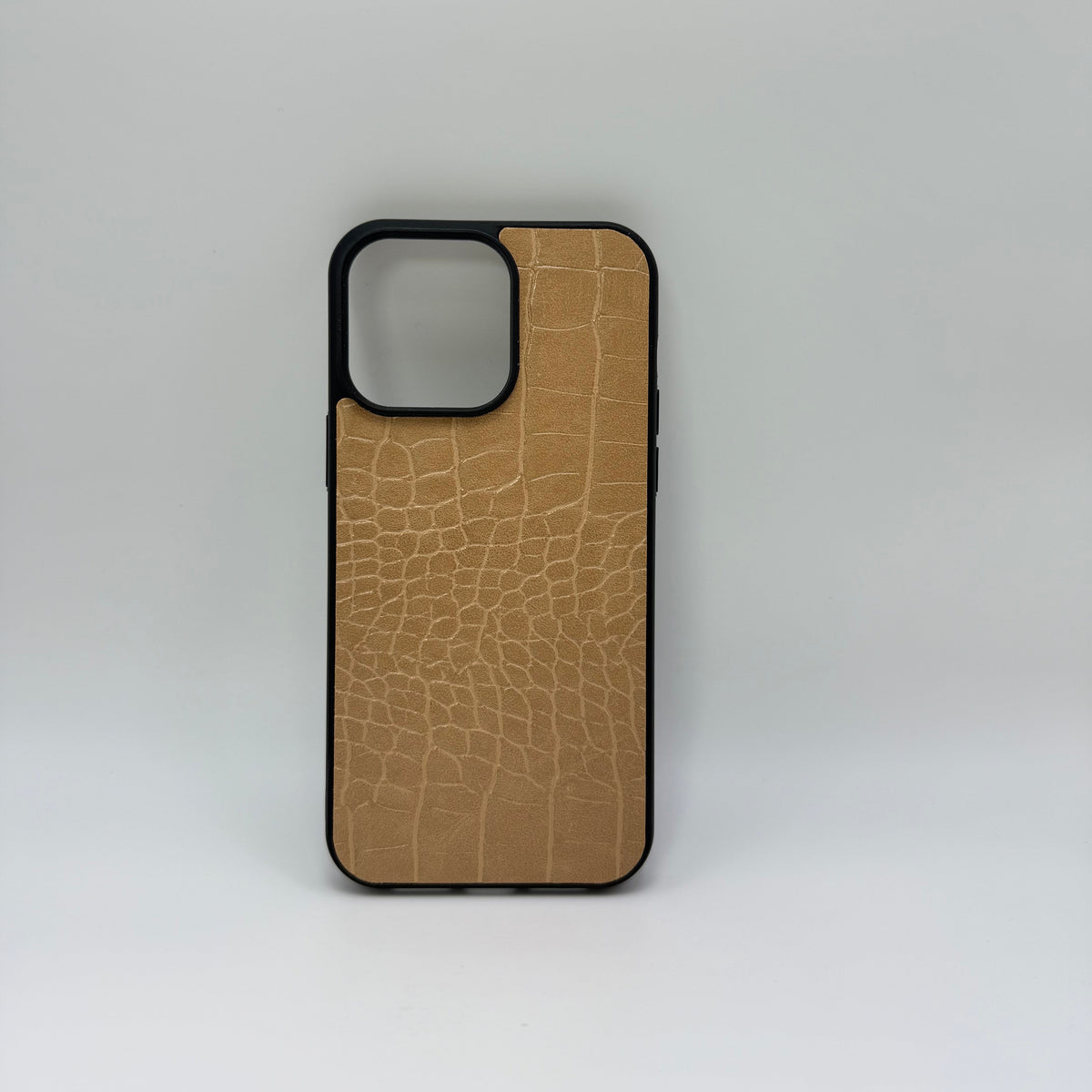 CASE IPHONE 12 -12 PRO COCODRILO BEIGE