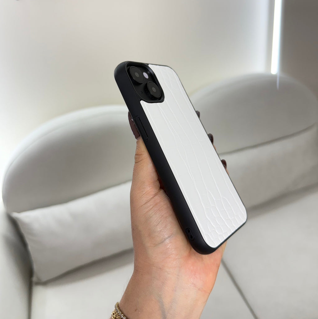 CASE IPHONE 14 PLUS COCODRILO BLANCO