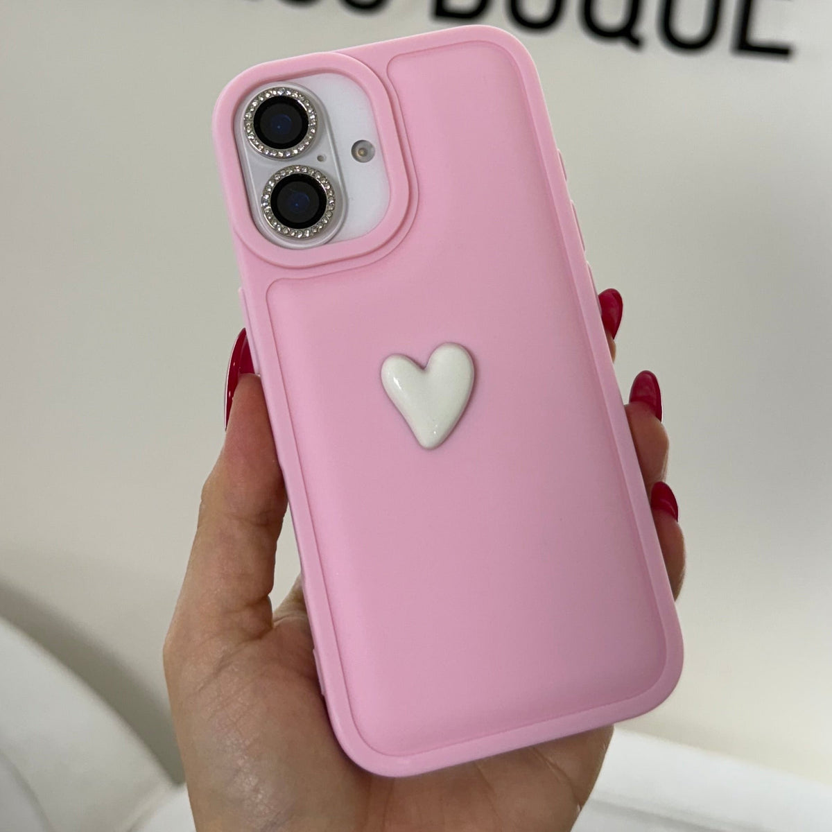 CASE IPHONE 16 PLUS ENCANTO ROSADO