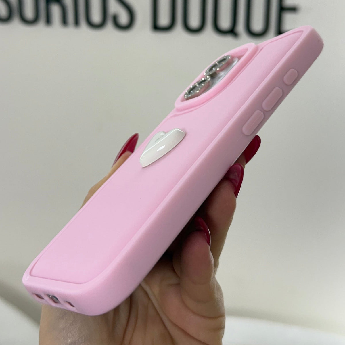 CASE IPHONE 16 PLUS ENCANTO ROSADO