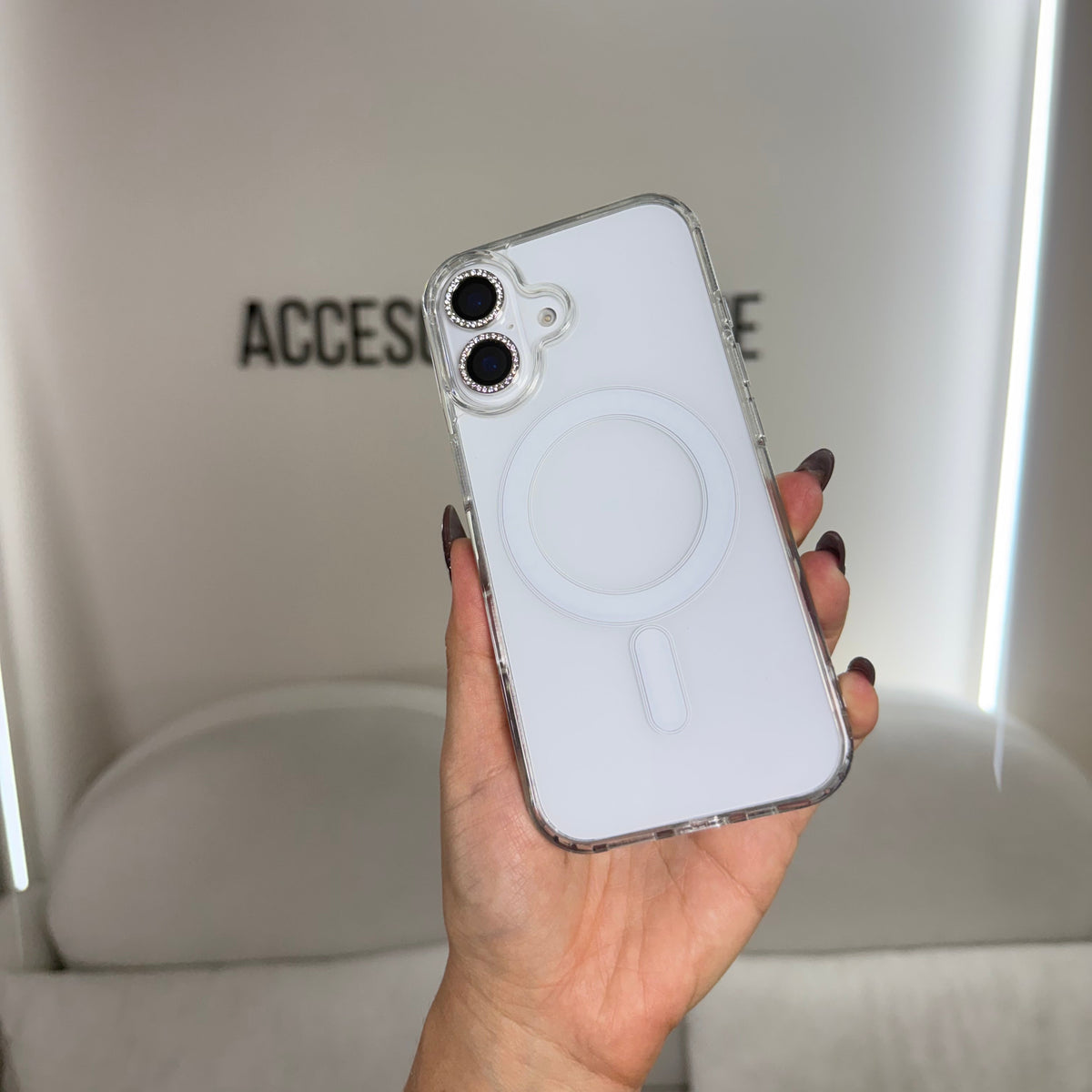 CASE IPHONE 17 MAGSAFE TRANSPARENTE