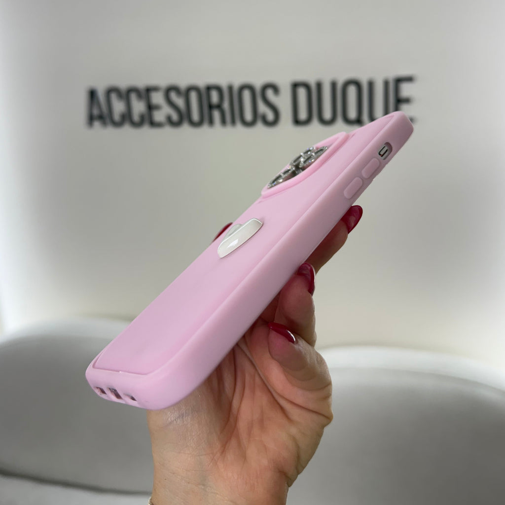 CASE IPHONE 16 PRO ENCANTO ROSADO