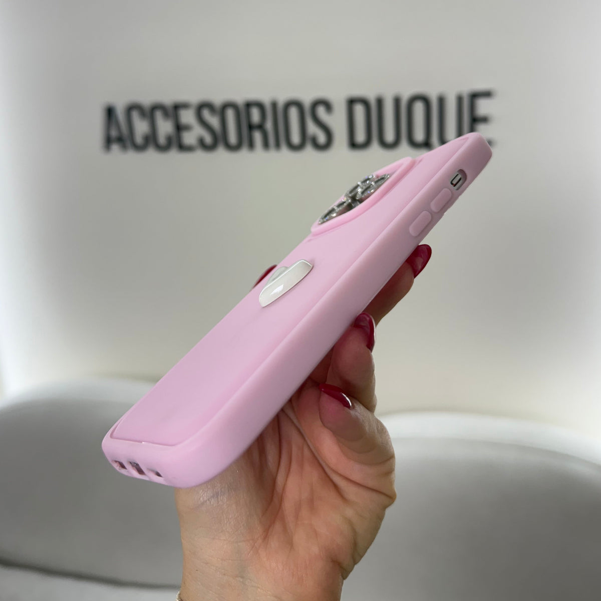 CASE IPHONE 16 PRO ENCANTO ROSADO