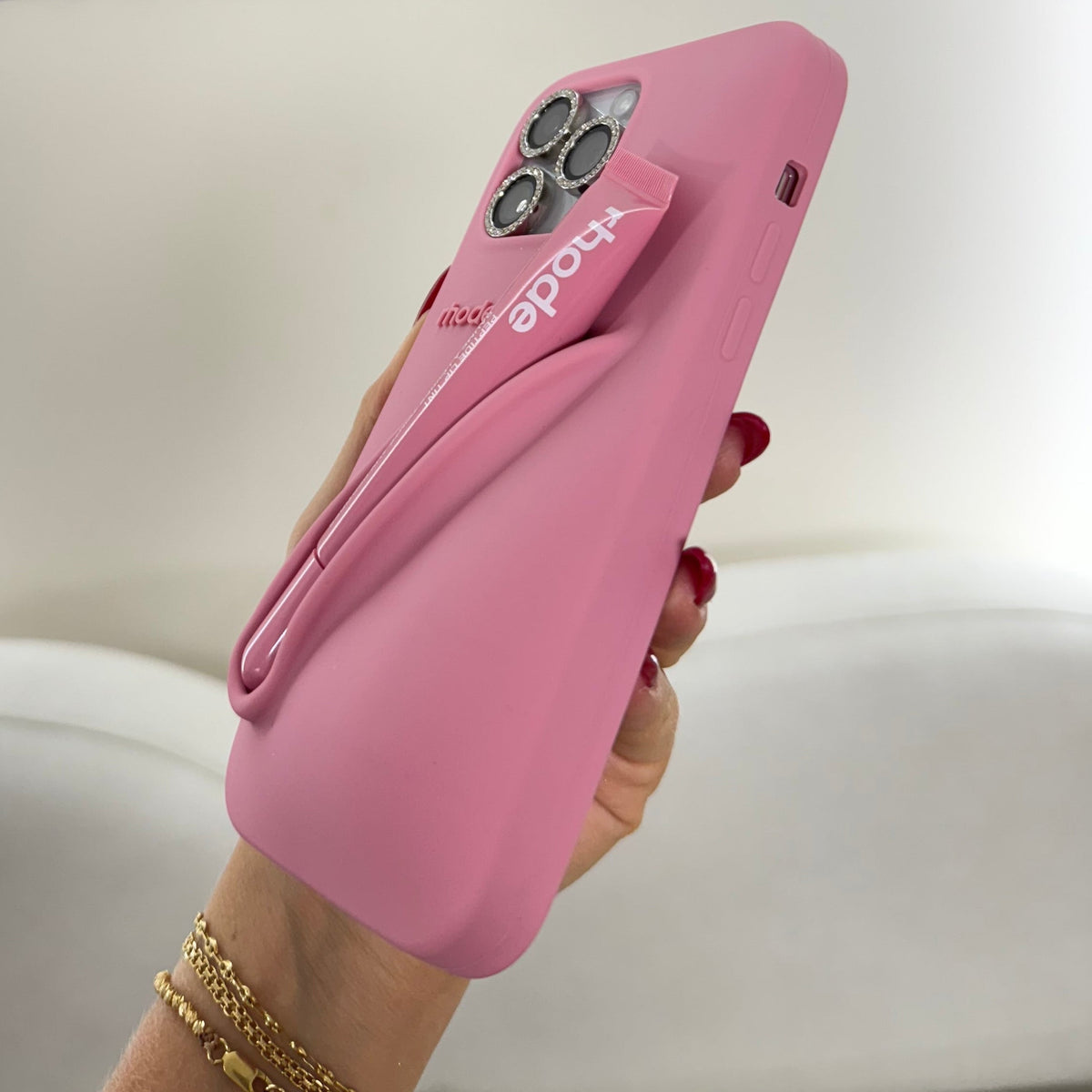 CASE IPHONE 16 PRO MAX RHODE ROSADO