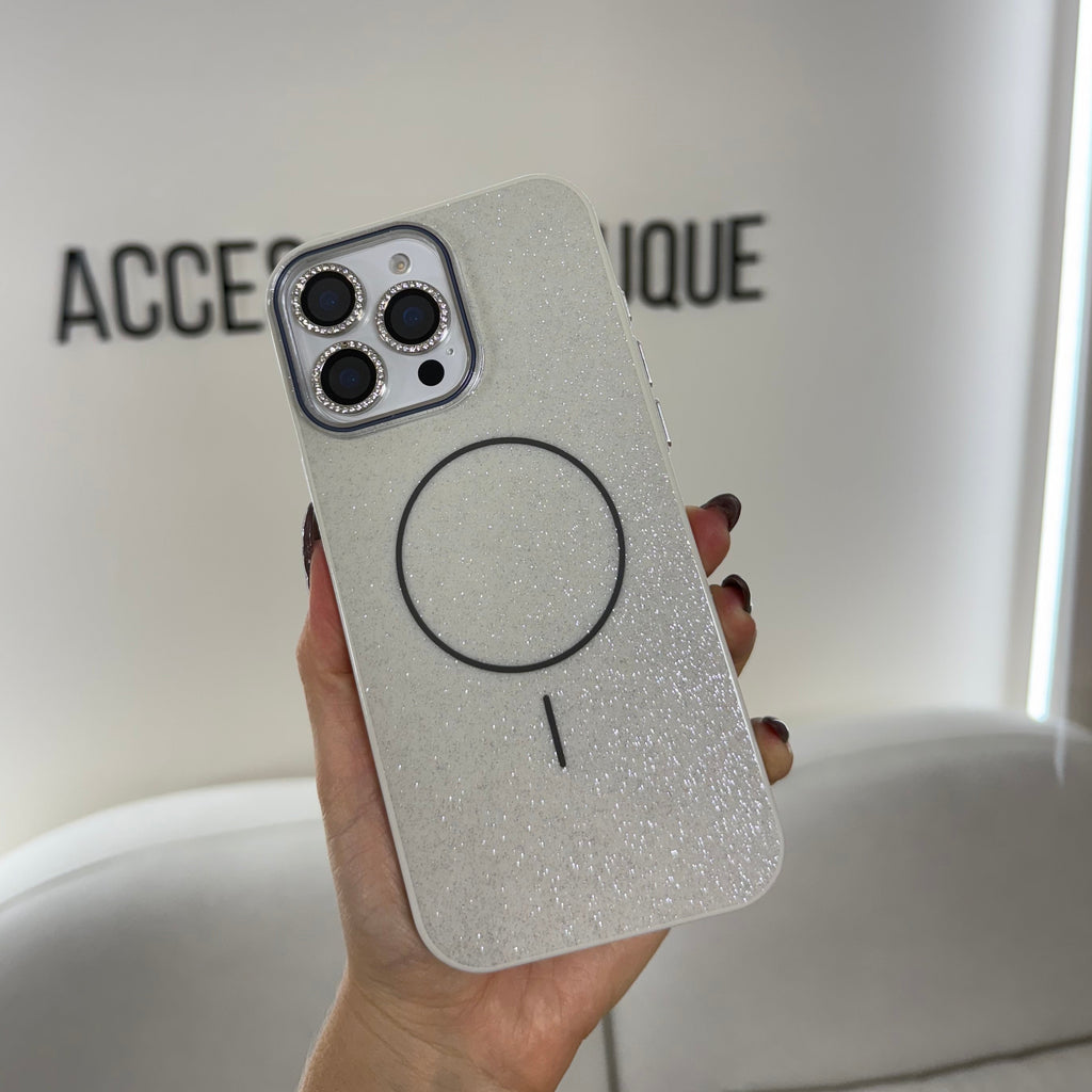 CASE IPHONE 13 PRO MAX GLAM MAGSAFE  PEARL