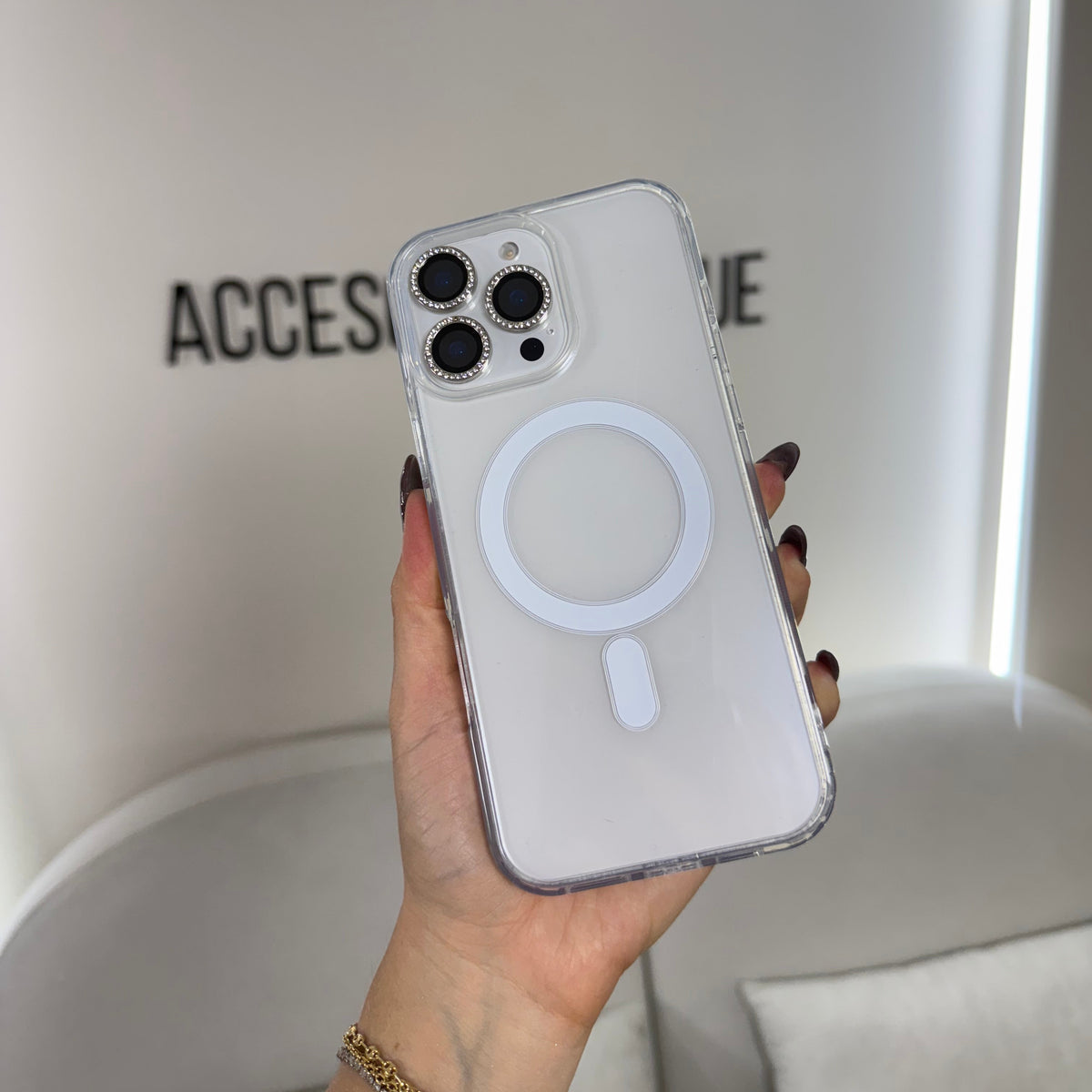 CASE IPHONE 16 PRO MAX MAGSAFE TRANSPARENTE