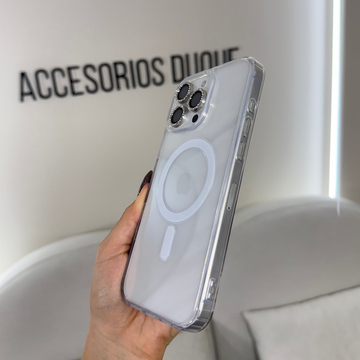 CASE IPHONE 16 PRO MAX MAGSAFE TRANSPARENTE