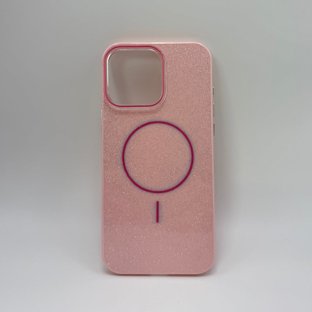 CASE IPHONE 13 PRO MAX GLAM MAGSAFE ROSADO