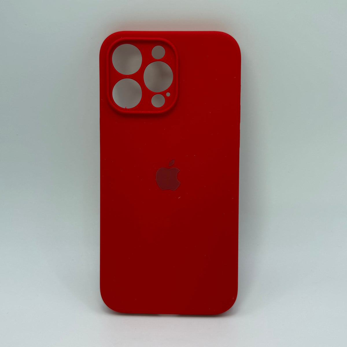 CASE IPHONE 16 PRO MAX SILICONA ROJO