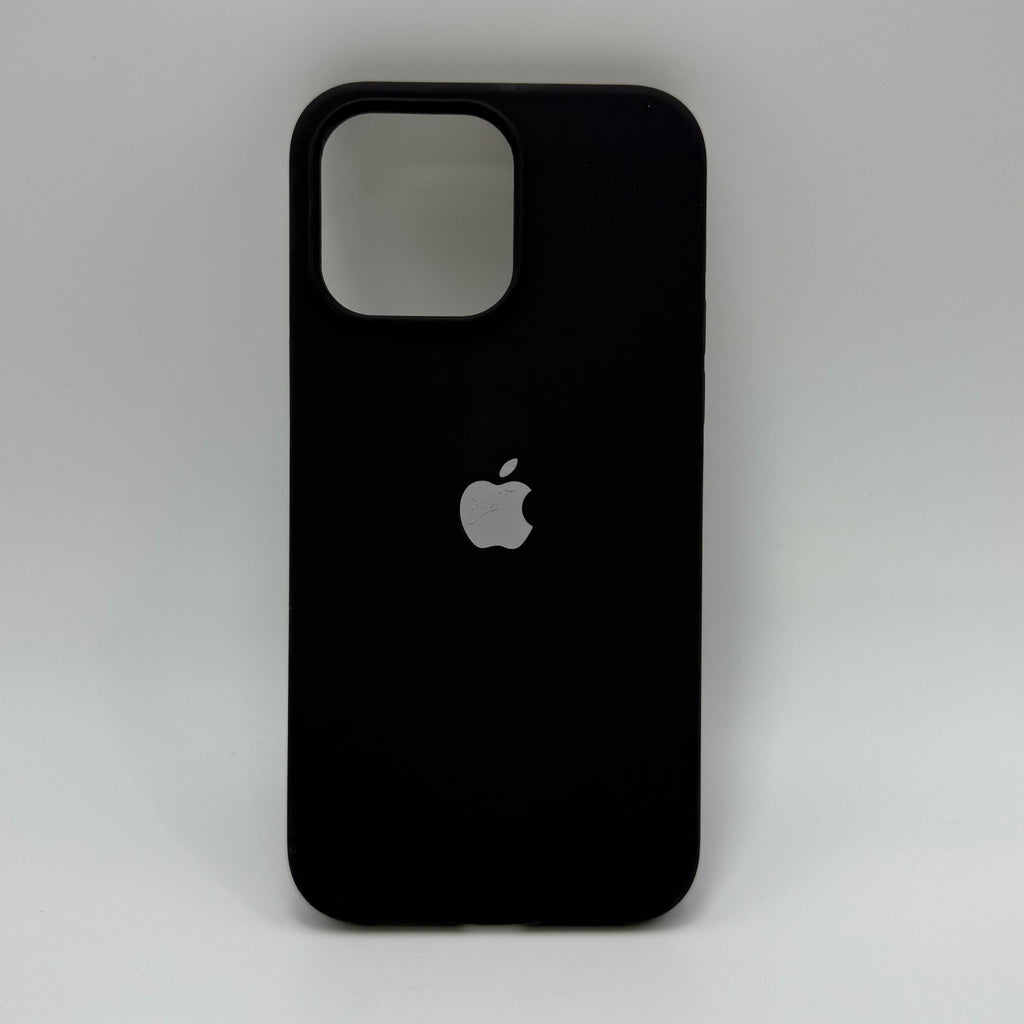 CASE IPHONE 16 PRO MAX SILICONA NEGRO