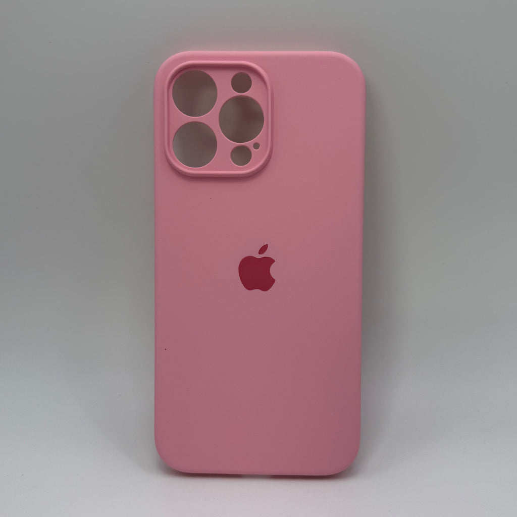 CASE IPHONE 16 PRO MAX SILICONA ROSADO