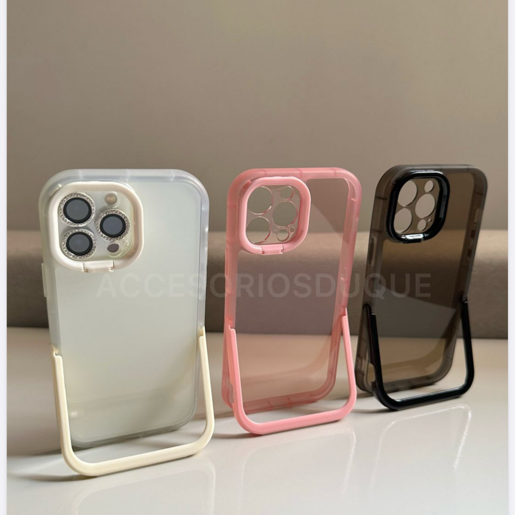 CASE IPHONE 11 PRO MAX SOPORTE BEIGE