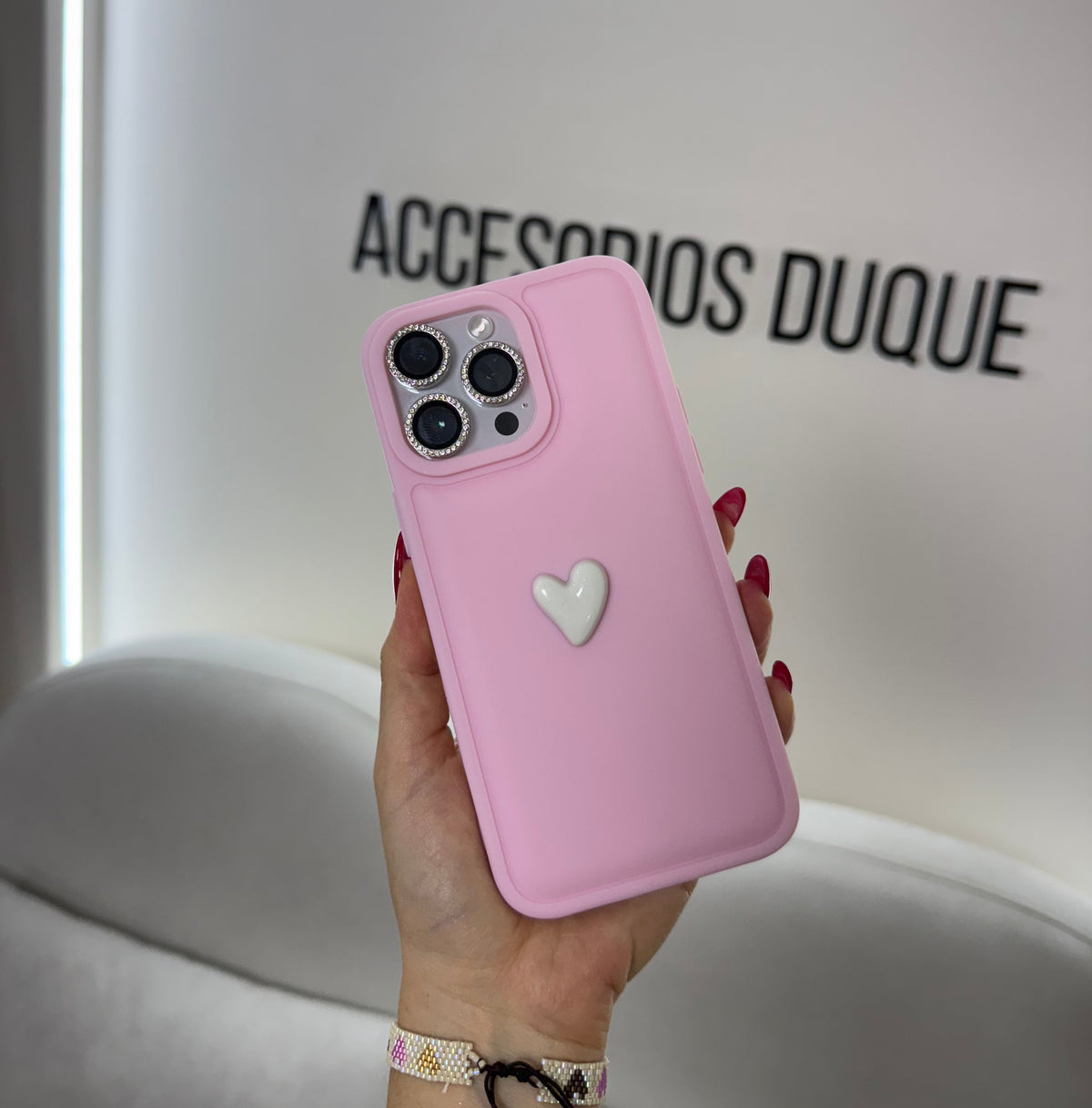 CASE IPHONE 11 PRO MAX ENCANTÓ ROSADO