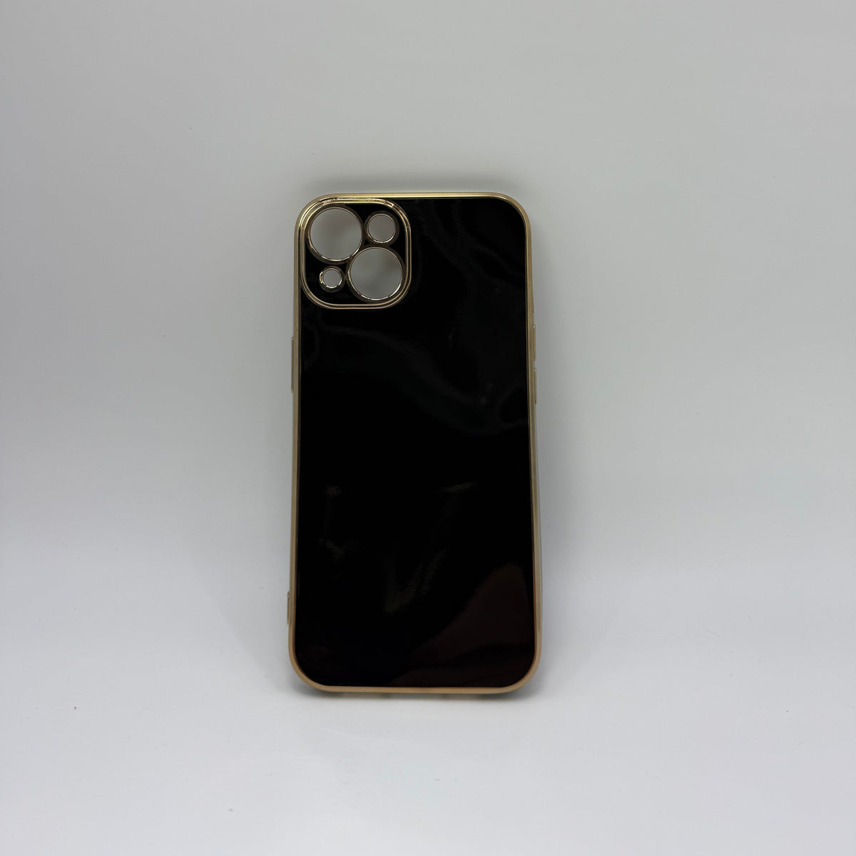 CASE IPHONE 13-14 LUJO NEGRO