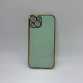 CASE IPHONE 13-14 LUJO VERDE MENTA
