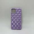CASE IPHONE 13-14 ESCAMAS LILA