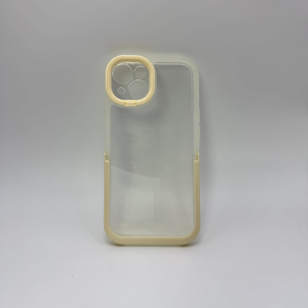 CASE IPHONE 14 PLUS SOPORTE BEIGE