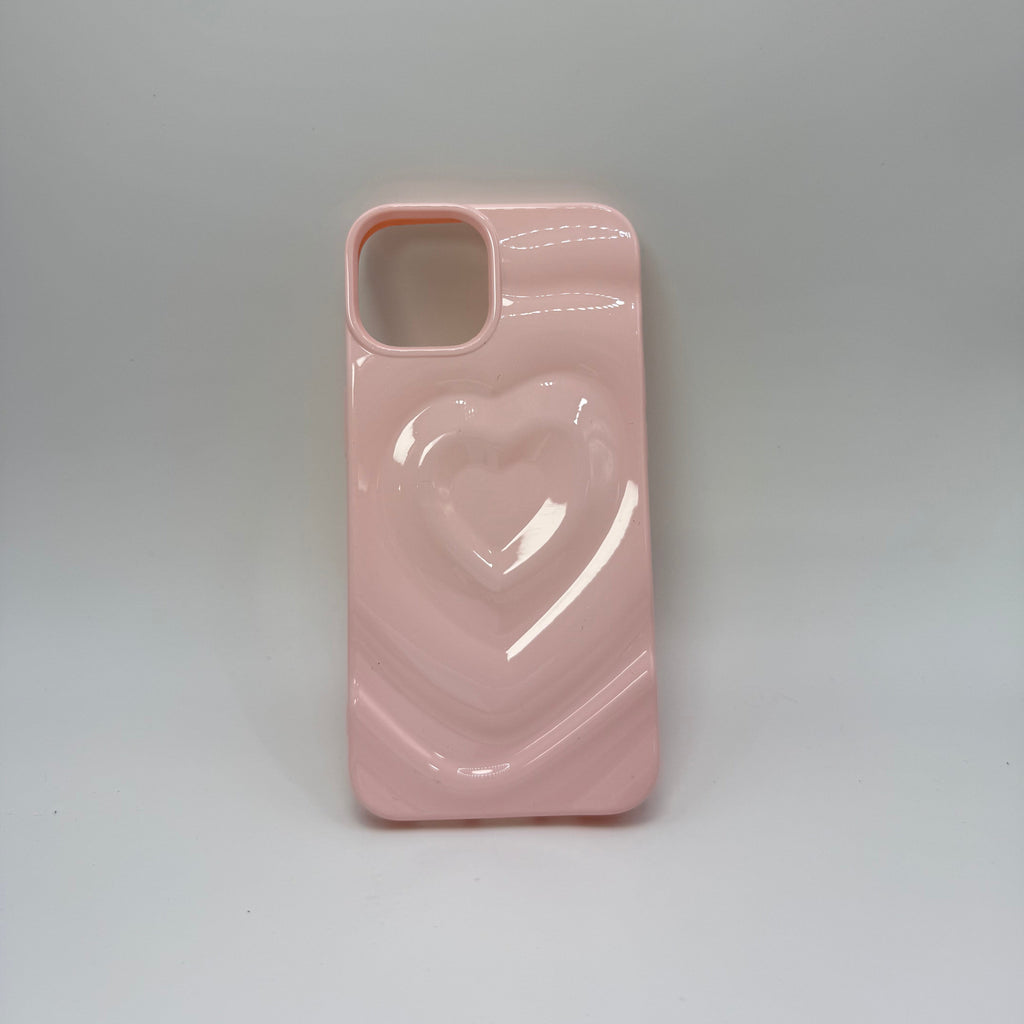 CASE IPHONE 15 LOVE 3D ROSADO