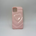 CASE IPHONE 15 LOVE 3D ROSADO