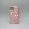 CASE IPHONE 13-14 LOVE 3D ROSADO