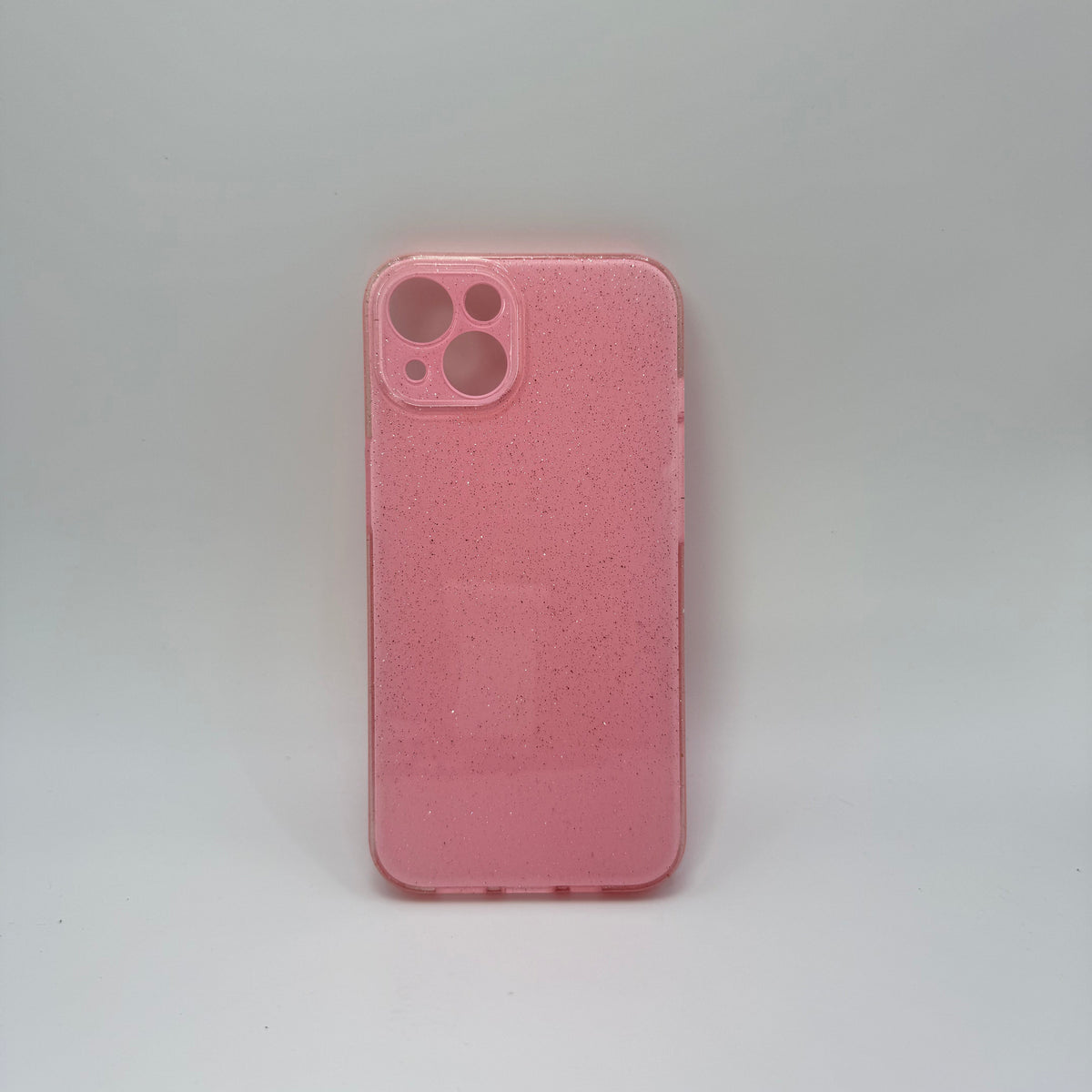 CASE IPHONE 14 PLUS DESTELLOS ROSADO