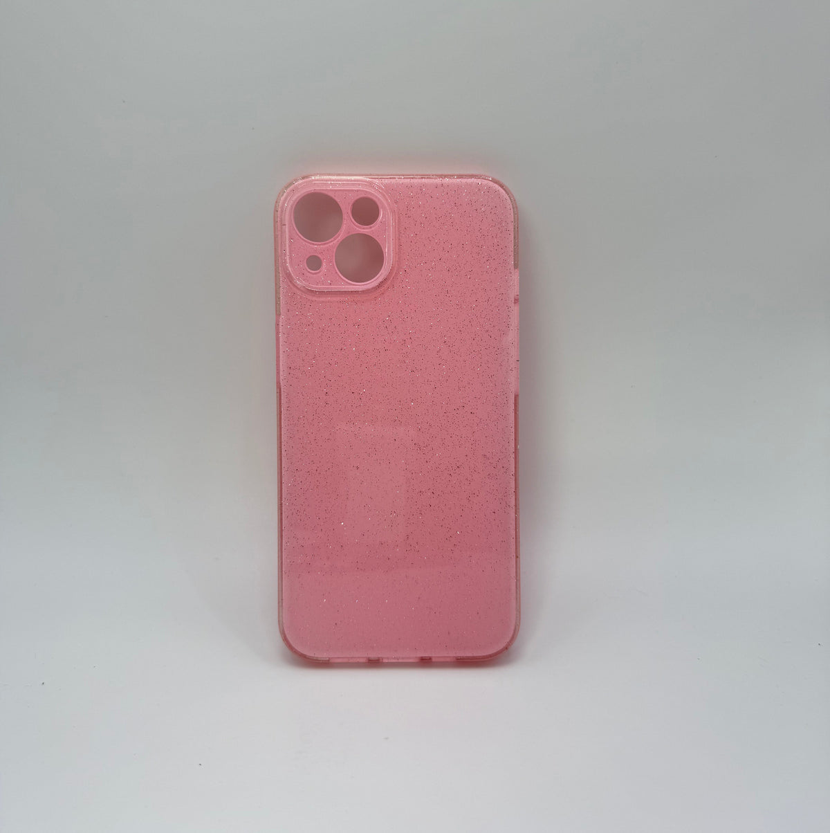 CASE IPHONE 13-14 DESTELLOS ROSADO