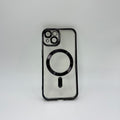 CASE IPHONE 14 PLUS BORDE METALIZADO MAGSAFE NEGRO