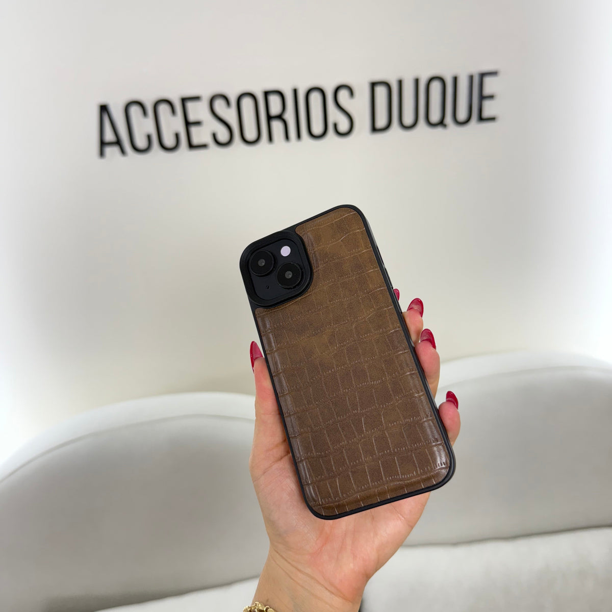 CASE IPHONE 15 COCODRILO CAFE