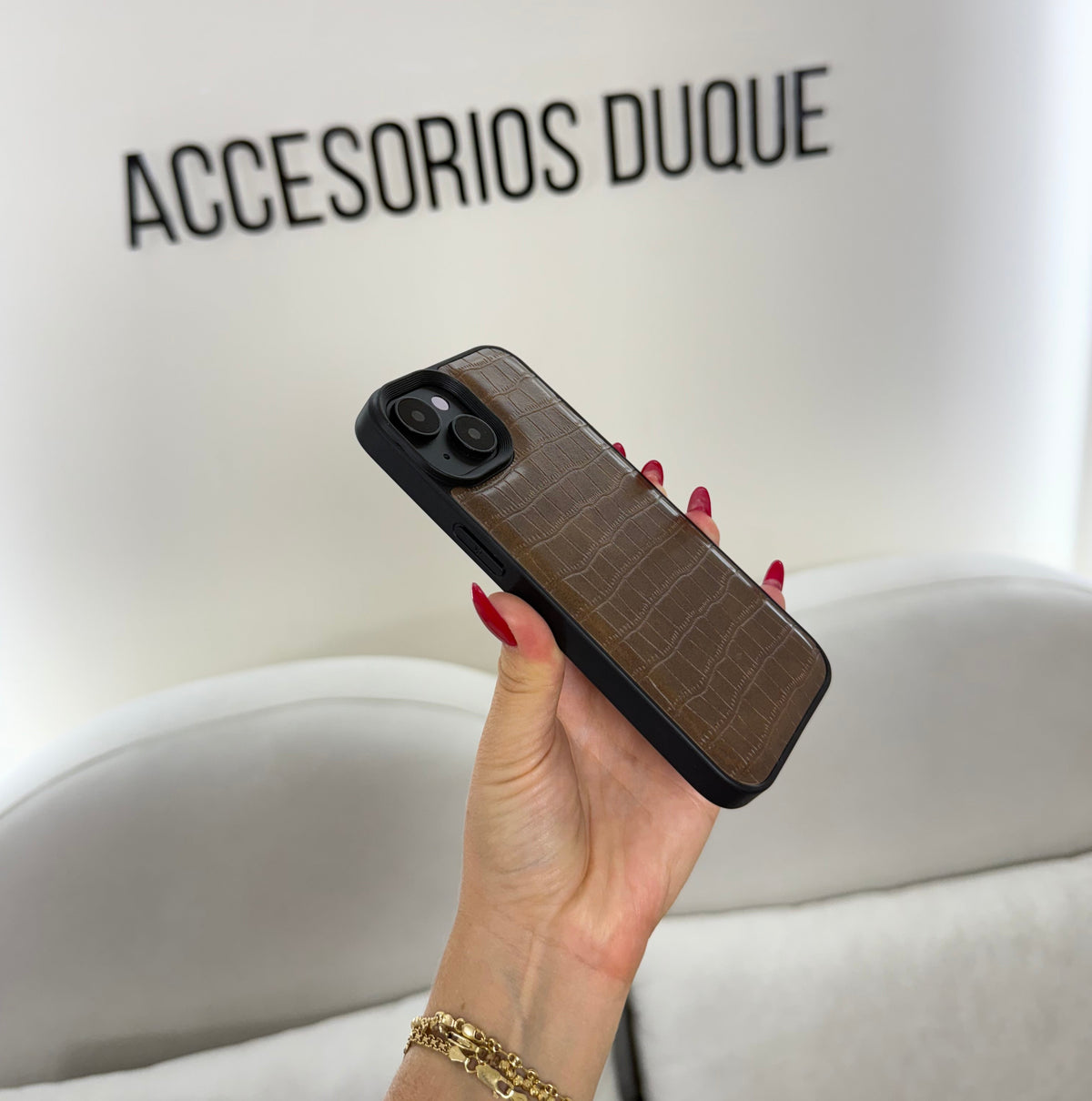 CASE IPHONE 15 COCODRILO CAFE