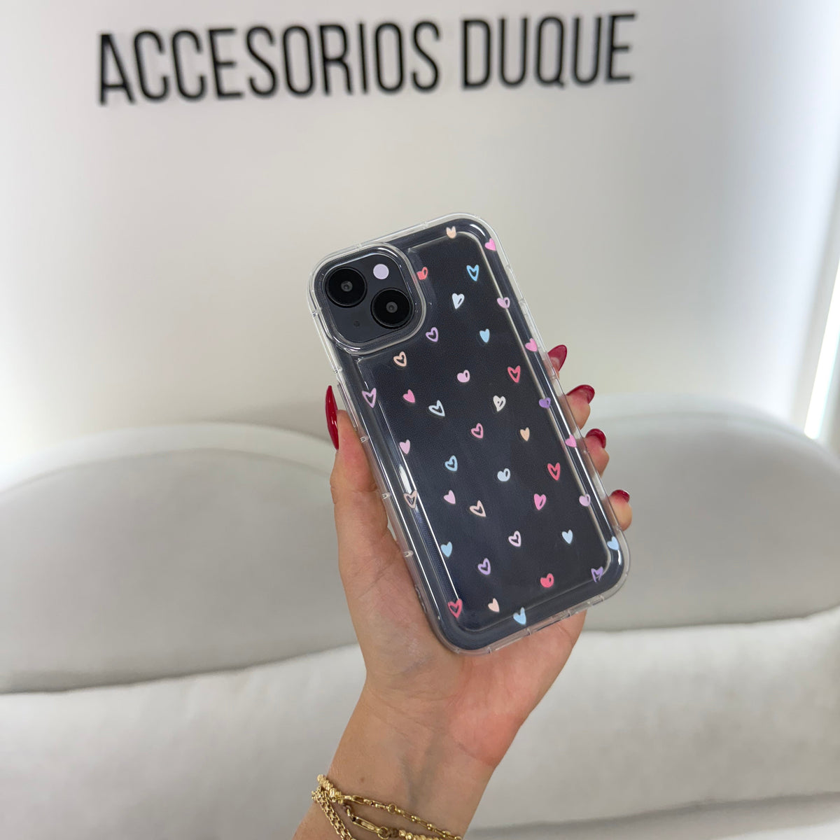 CASE IPHONE 13-14 CORAZONES