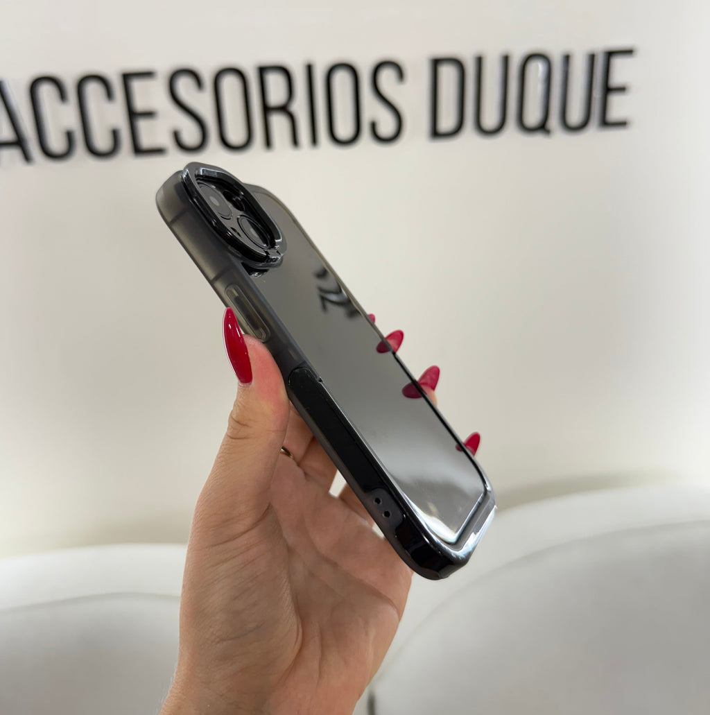 CASE IPHONE 14 PLUS SOPORTE NEGRO