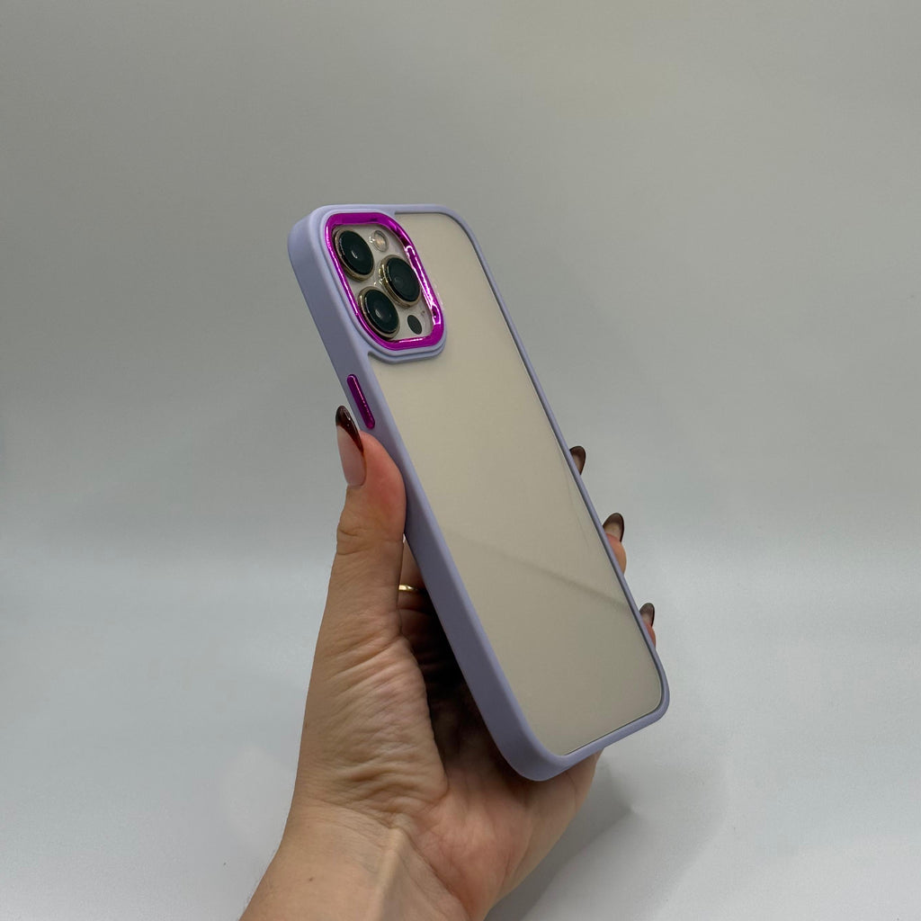 CASE IPHONE 13 PRO BORDE COLOR LILA