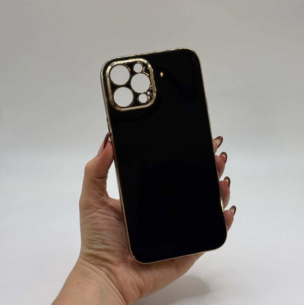 CASE IPHONE 13 PRO LUJO NEGRO