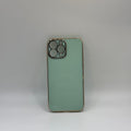CASE IPHONE 12 PRO MAX LUJO VERDE MENTA