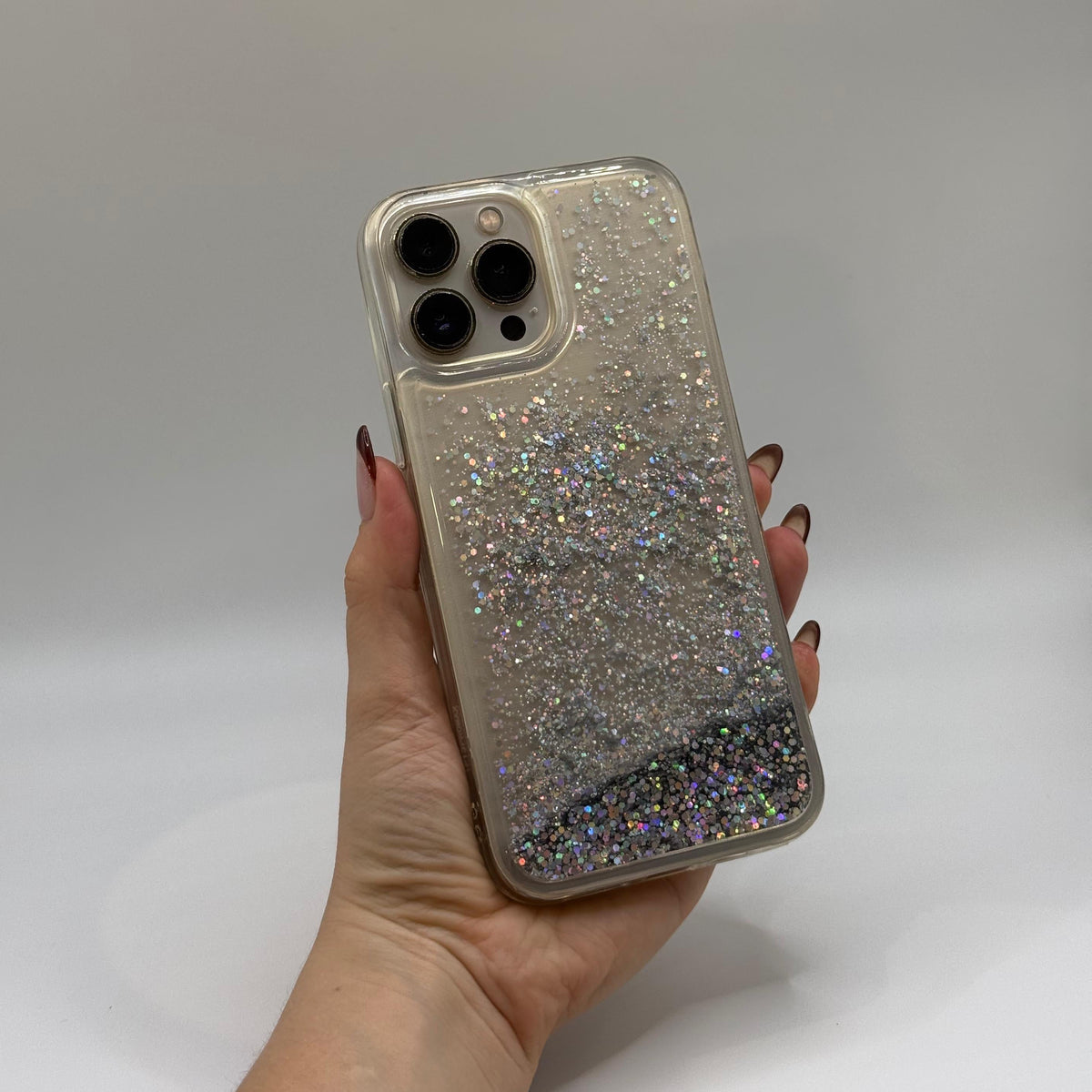 CASE IPHONE 11 PRO MAX PECERA PLATEADO